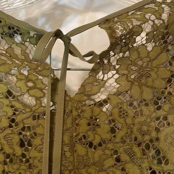 J Crew Lace Blouse in Olive - Picture 10 of 15